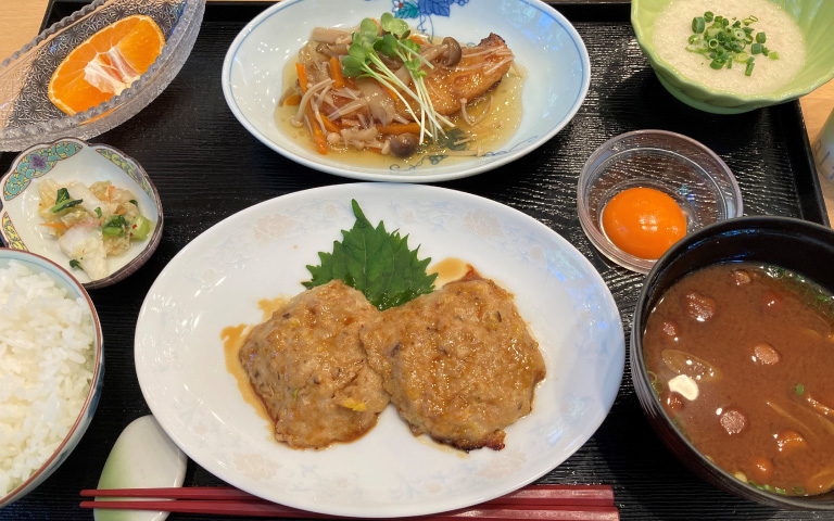 練馬桜台の建物内。食堂